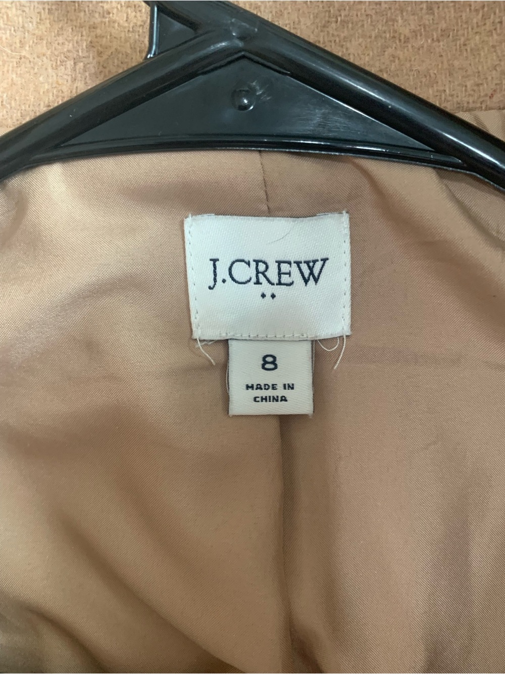J.Crew Tan Coat - Picture 2 of 2